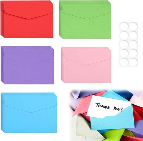 Mini Enveloppes Mini Enveloppes De Carte Cadeau Multi Couleur