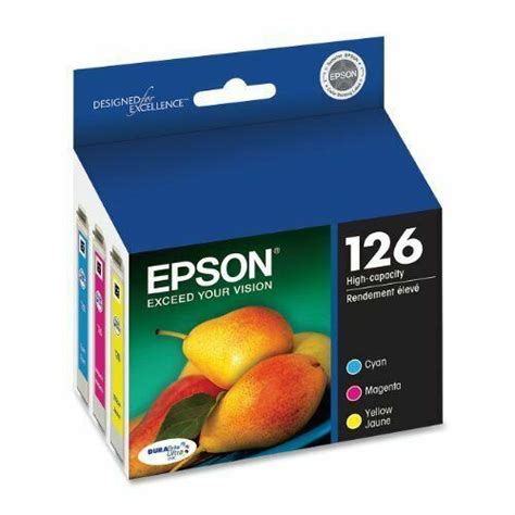 Epson T126520 126 High Capacity Ink Cartridge 3 Pieces Cyanmagentayellow Online Kaufen Ebay