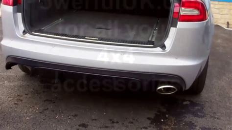 How To Remove Swap Change The Rear Bumper Diffuser On Jaguar Xf