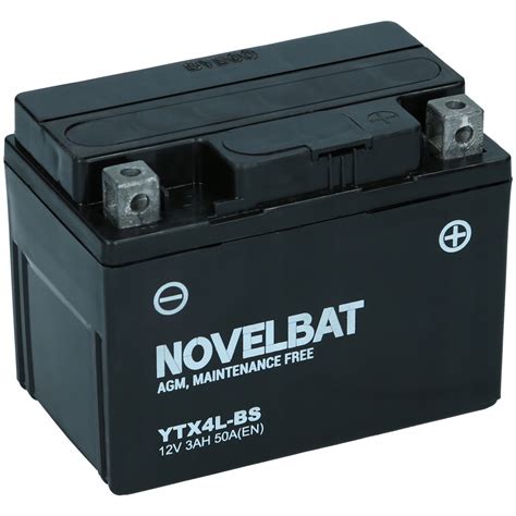 Akumulator Novelbat AGM YTX4L BS 12V 3Ah 50A P YTX4L BS za 72 zł z