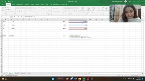 How To Calculate Nper And Rate In Excel Youtube