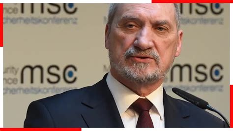 Antoni Macierewicz Go Ci W Radiu Maryja Wyg Osi Zadziwiaj C Teori