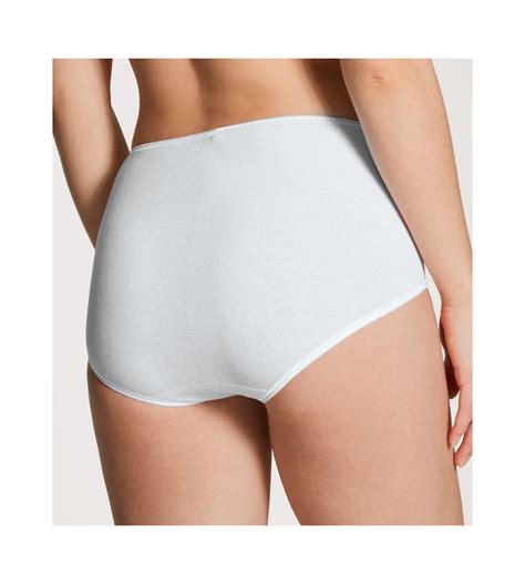 Slip Midi Cotton Desire Blanc CALIDA Lingerie Sipp