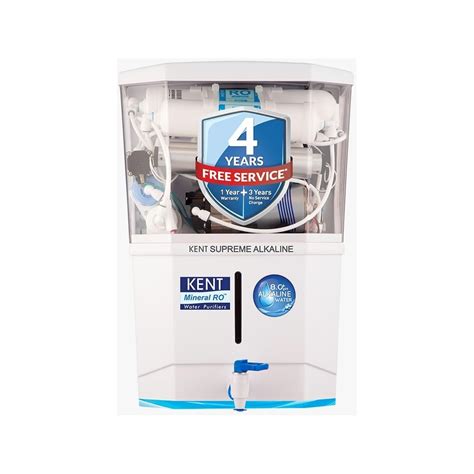 KENT Supreme Alkaline RO Water Purifier 4 Years Free Service ISI