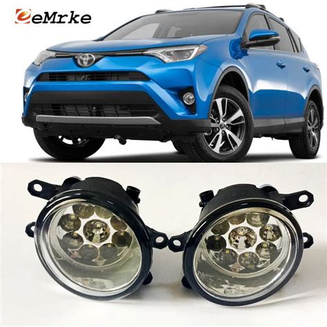 EEMRKE Car Styling For Toyota RAV4 RAV 4 2015 2016 2017 SMD 9 Pieces