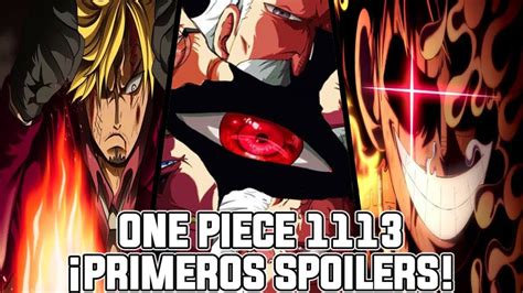 ONE PIECE CAPITULO 1113 PRIMEROS SPOILERS SANJI VS NUSJURO COMIENZA