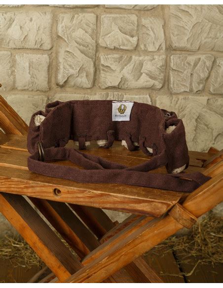 Mittelalterlicher Gürtel der Heiler von Salerno – Braun ⚔️ Tienda-Medieval
