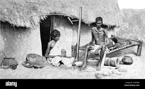 Famine In India 1900 Stock Photo Alamy