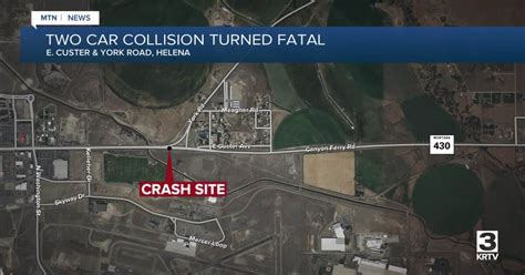 1 Person Dead After 2 Vehicle Crash In Lewis And Clark County