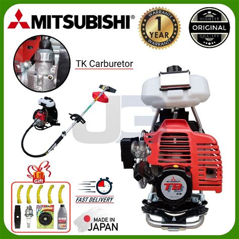 Mitsubishi Japan Tb43 100 Original Tk Carburetor Brush Cutter Mesin