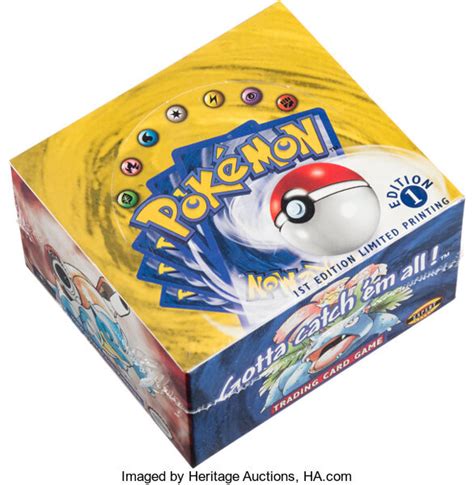 Sealed First Edition Pok Mon Trading Card Booster Box Sells For A Cool