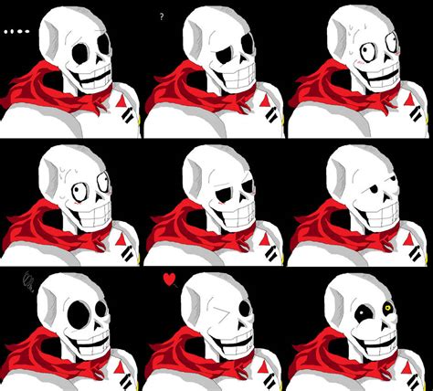 Papyrus Faces By Jason The 13th On Deviantart