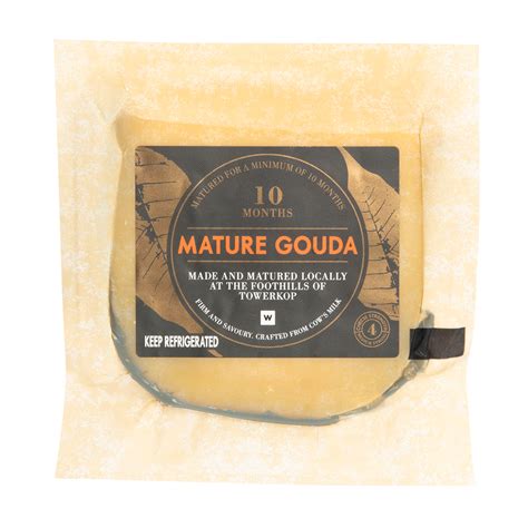 10 Month Mature Gouda Cheese Avg 280 G Za