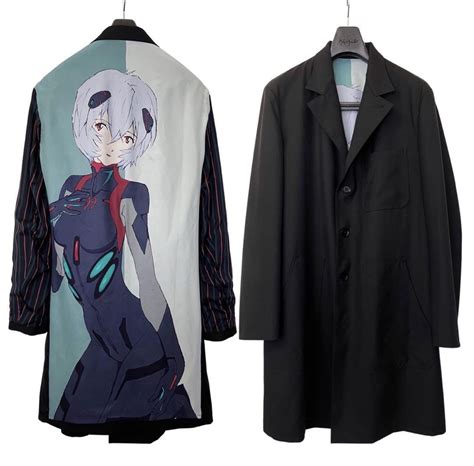 yohji yamamoto ground  evangelion rei ayanami sample jacket grailed