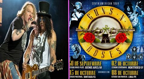 Guns N Roses en Lima 2022 cuándo inicia la preventa y cuánto están