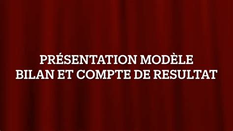 Modèle bilan financier association et compte de résultat association