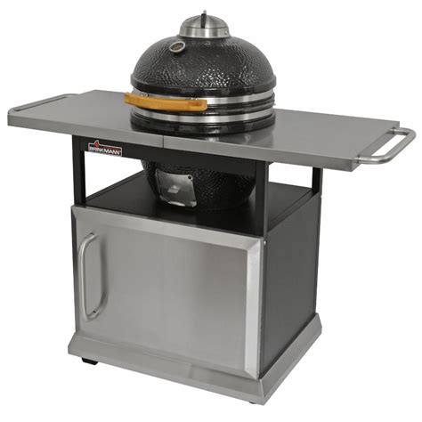 Brinkmann Trailmaster Ceramic Egg Charcoal Grill And Smoker 855 5000 0 Bourliers Barbecue And