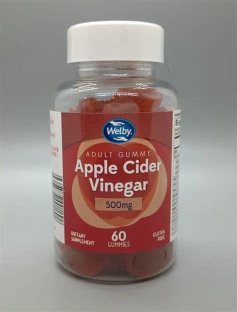 Welby Apple Cider Vinegar Adult Gummies Aldi Reviewer