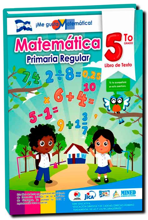 Libro De Matematicas 5to Quinto Grado Nicaragua MINED