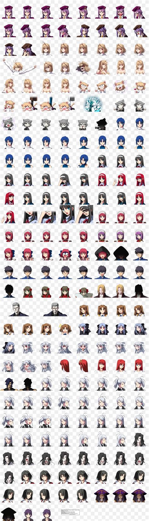 Melty Blood Sprite Wii Xbox 360 Png 2056x7197px Melty Blood Game