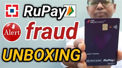 Hdfc Tata Neu Infinity Rupay Credit Card Unboxing Tata Neu Infinity