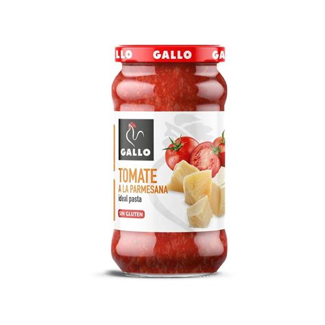 Gallo Salsa De Tomate A La Parmesana Sin Gluten Ideal Pasta 350 Gr