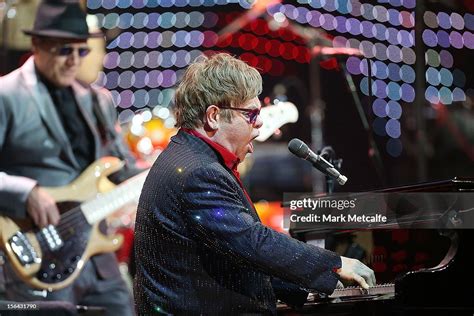 Elton John Performs For Fans At The Sydney Entertainment Centre On