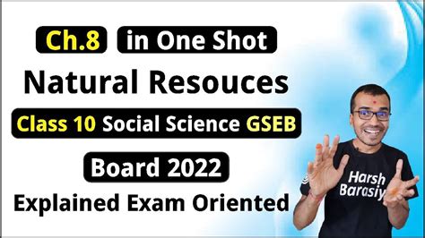 Ch 8 Natural Resources In One Shot SS GSEB Harsh Barasiya