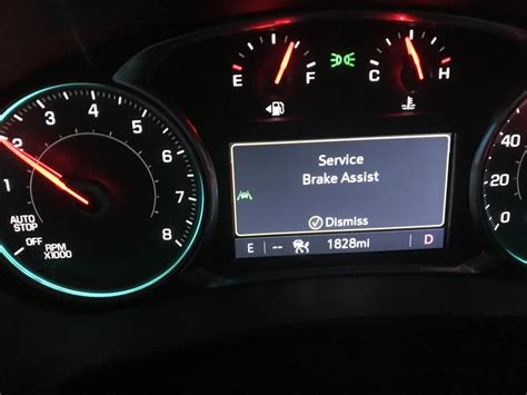 Chevrolet Equinox Service Brake Assist Alert Complaints