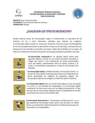 Tarea Del Microscopio Pdf