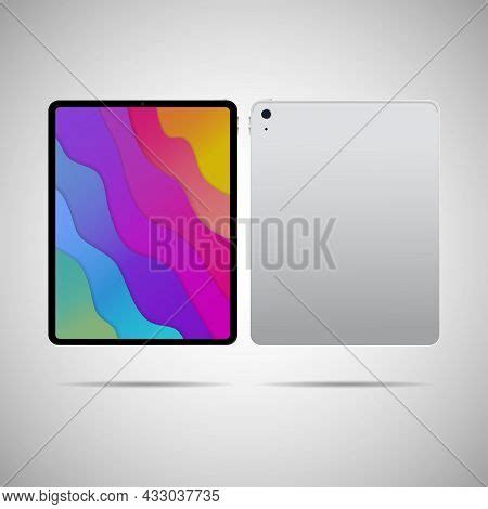 Realistic Tablet Pc Vector Photo Free Trial Bigstock