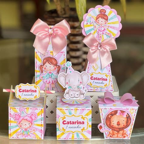 Personalizados Circo Rosa Elo Produtos Especiais