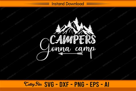 Camper Gonna Camp Graphic By Sketchbundle · Creative Fabrica