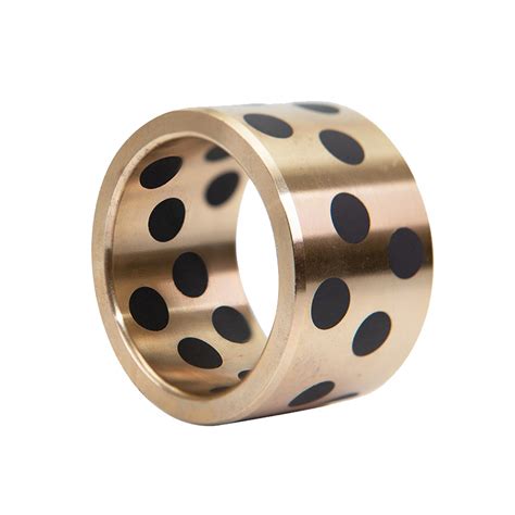 Sliding Bearing Self Lubricating Bushing Bronze Solid Lubricant Inlaid