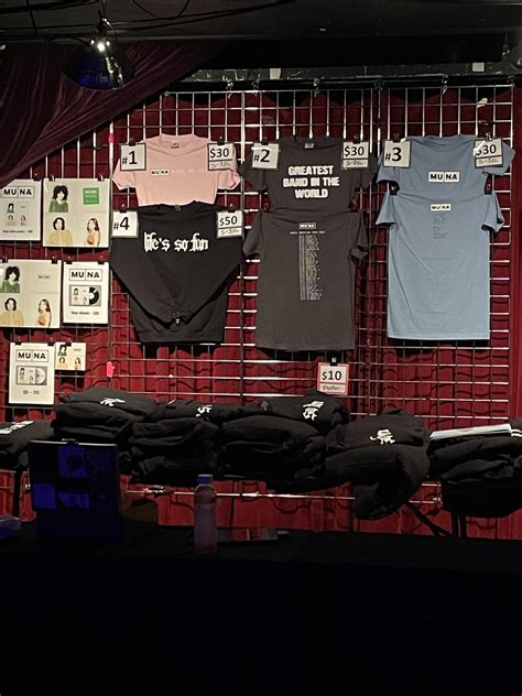 Merch stand in Boston! : r/Muna