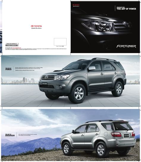 Toyota Fortuner Brochure