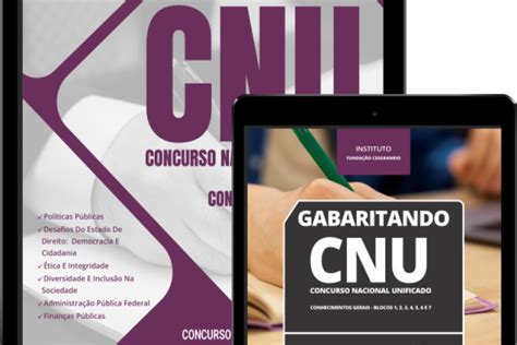 Baixar Combo Digital CNU Conhecimentos Gerais Para Os Blocos 1 2 3