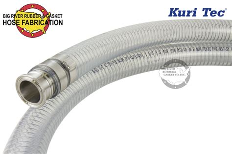 Kuriyama Kuri Tec Clear Braided PVC Hose Assembly Big River Rubber