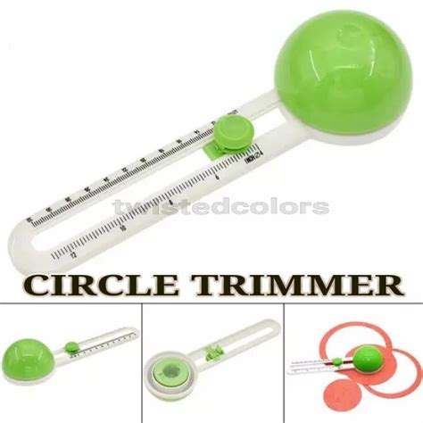 Rotary Circle Cutter Mini Portable Paper Trimmer Adjustable Circle Hole ...