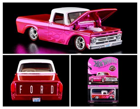 Mattel Creations Red Line Club Rlc Exclusive Pink Edition 1962 Ford