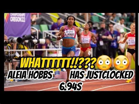 Aleia Hobbs Clocks American Record Secs Must Watch Sports