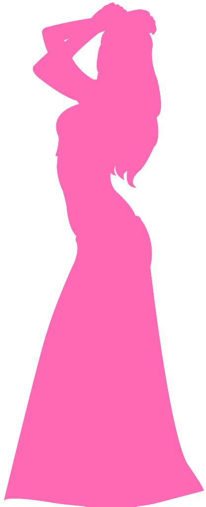 Beautiful Woman Silhouette Free Vector Silhouettes