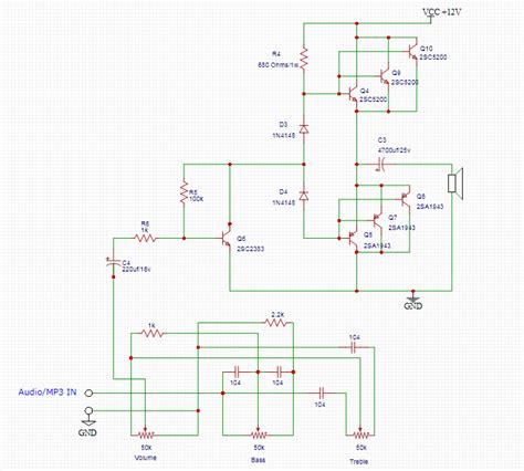 D718 B688 Amplifier Circuit Diagrams TRONICSpro 59 OFF