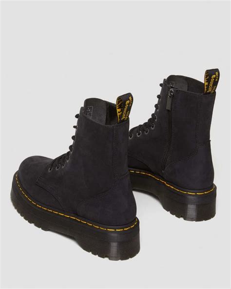 Jadon Iii Leather Nubuck Lace Up Boots In Charcoal Grey Dr Martens