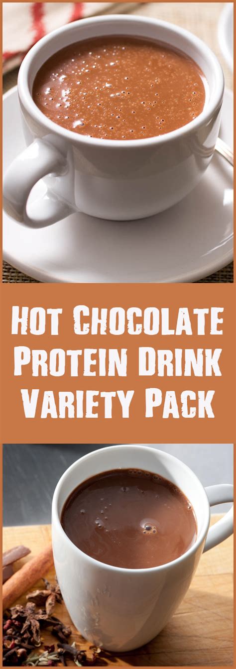 Bariatricpal Hot Chocolate Protein Drink Variety Pack Hot Chocolate Protein Chocolate