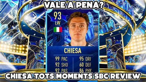 CHIESA TOTS MOMENTS SBC REVIEW FIFA 23 ULTIMATE TEAM YouTube