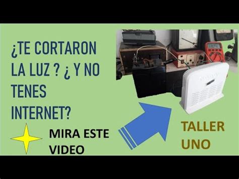 Como Tener Internet Cuando Te Cortan La Luz Youtube