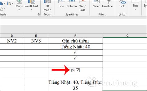 Top 10 Dấu Tick Trong Excel - sonlavn.com