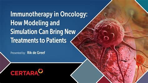 Immunotherapy In Oncology How Modeling And Simulation Can Bring New