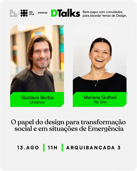 Caldeira D Talks O Papel Design Para Transforma O Social E Em